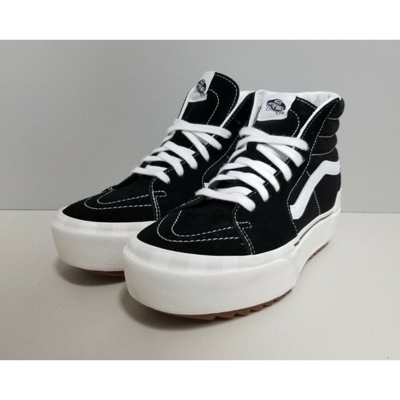 Vans Sk8-Hi Stacked Sneaker Black Womens Size 10 41 - Picture 2 of 6